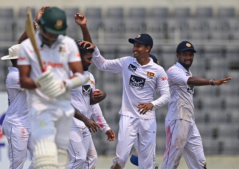 Sri Lanka defeat Bangladesh by 10 wickets, win series 1-0