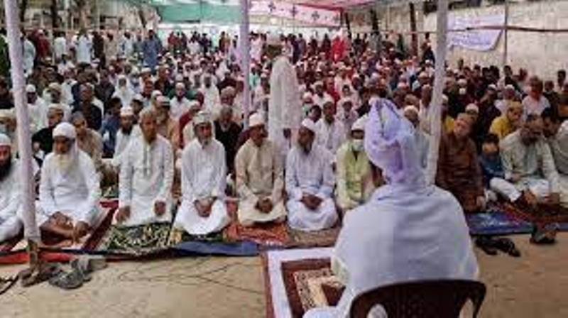 Eid prayers performed at Tentultala ground
