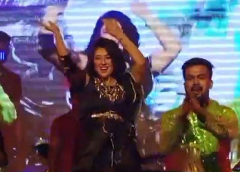 Actress Apu Biswas wows fans at Nilphamari