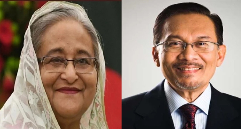 Prime Minister Sheikh Hasina congratulates new Malaysian counterpart Anwar Ibrahim