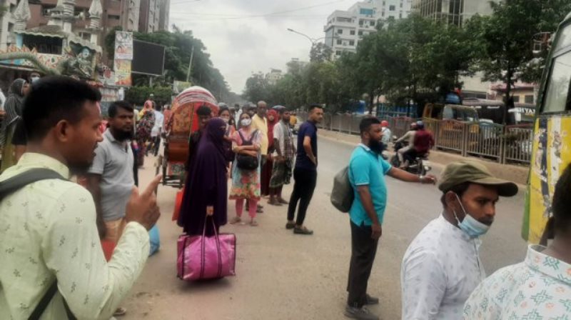 Fuel price rise: People suffer as public transport goes 'off roads' in Dhaka