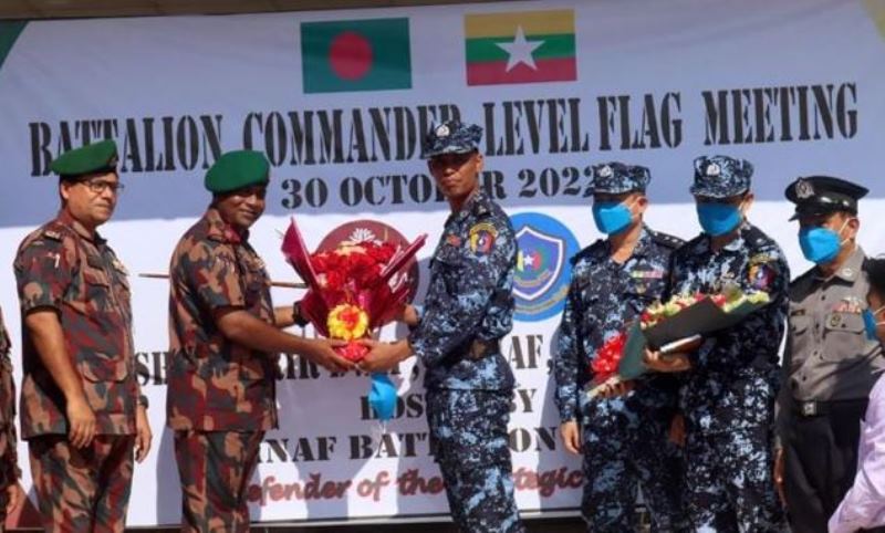 Bangladesh protests strongly at flag meeting, Myanmar expressed sorrow