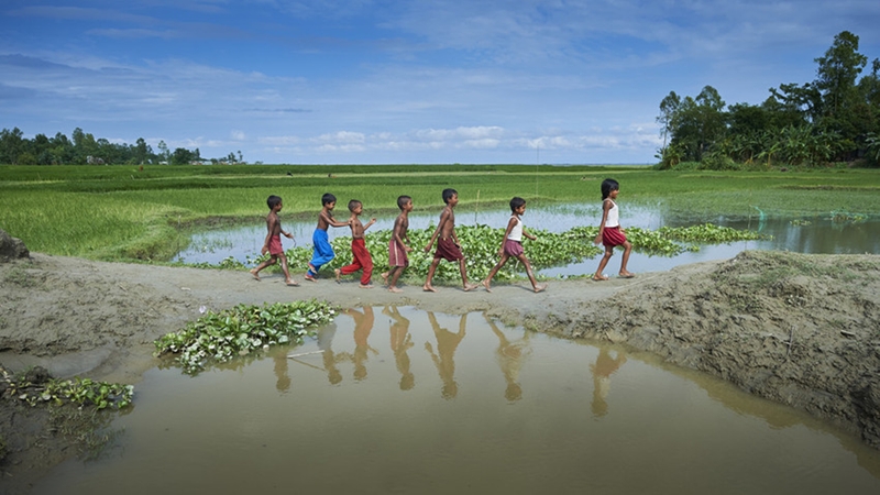 Over 1.5 million children in Bangladesh at risk of floods