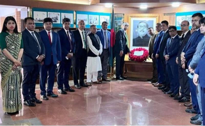 Historic March 7 observed at Bangladesh High Commission in New Delhi Historic March 7 observed at Bangladesh High Commission in New Delhi