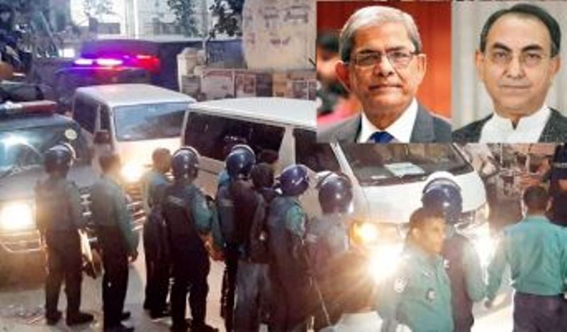 Naya Paltan clash: BNP leaders Fakhrul and Abbas sent to jail