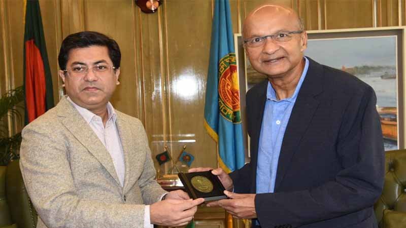 Mayor Taposh holds meeting with Intel Board Chairman