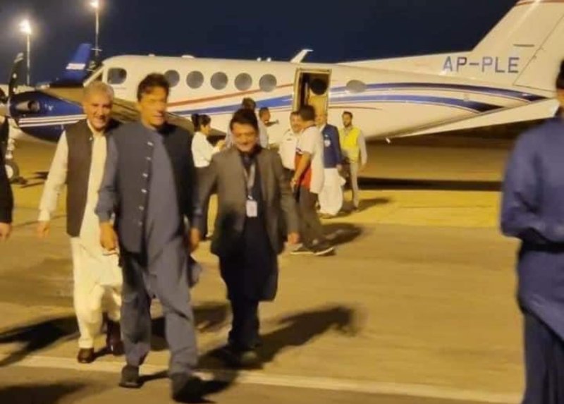 Who paid for Imran Khan's private flight?