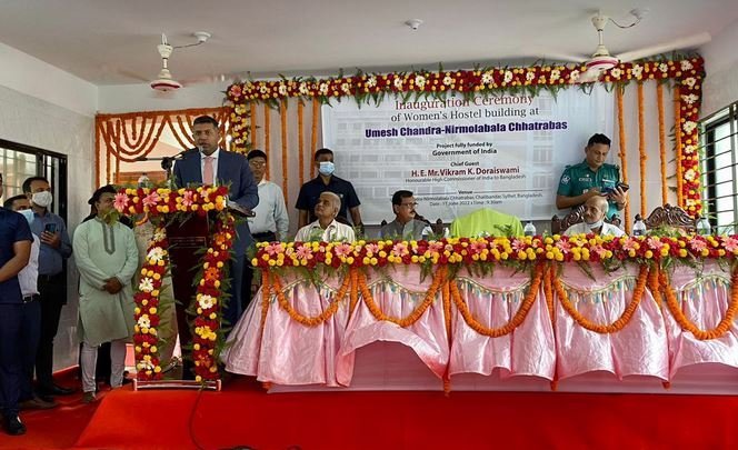 Bangladesh: India-funded development projects inaugurated in Sylhet Bangladesh: India-funded development projects inaugurated in Sylhet