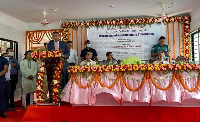 Bangladesh: India-funded development projects inaugurated in Sylhet