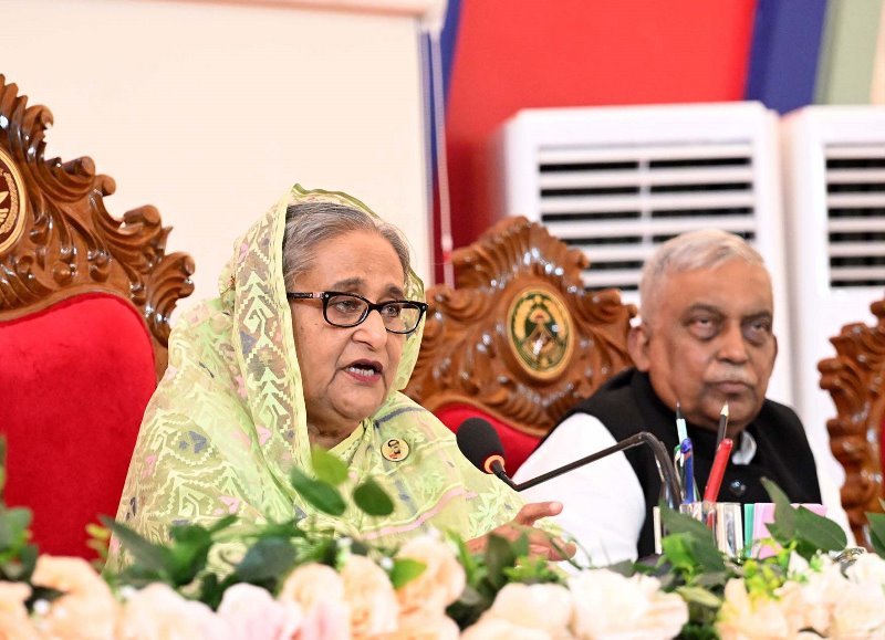 Bangladesh will never look back: Sheikh Hasina