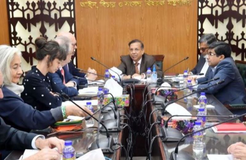No pressure from foreigners on elections: Law Minister No pressure from foreigners on elections: Law Minister