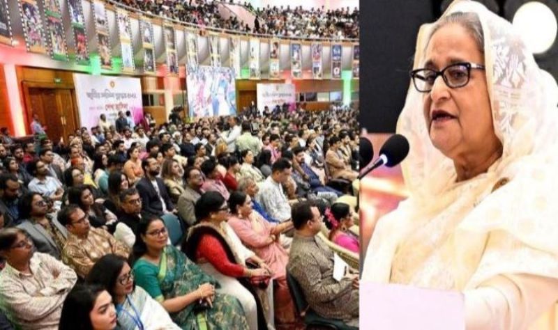 Prime Minister Hasina urges film-makers to make world class films Prime Minister Hasina urges film-makers to make world class films