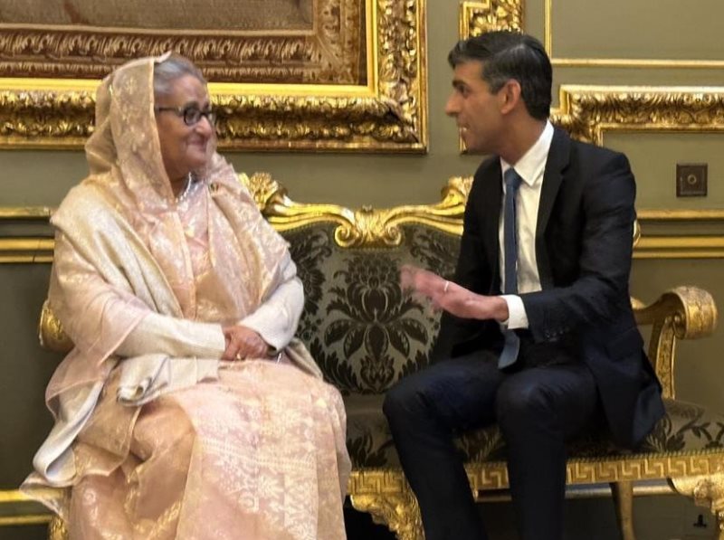 First bilateral meeting between Sheikh Hasina and Rishi Sunak held First bilateral meeting between Sheikh Hasina and Rishi Sunak held