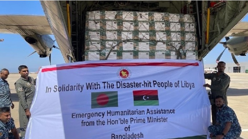 Bangladesh's relief reaches flood-hit Libya Bangladesh's relief reaches flood-hit Libya