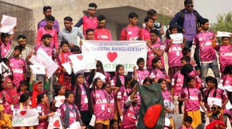 Mashrafe's team facilitates 180 street children to sit on the field and watch a cricket match
