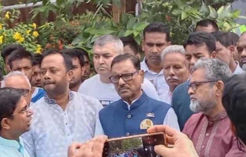 We will resist if the election is obstructed: Obaidul Quader We will resist if the election is obstructed: Obaidul Quader