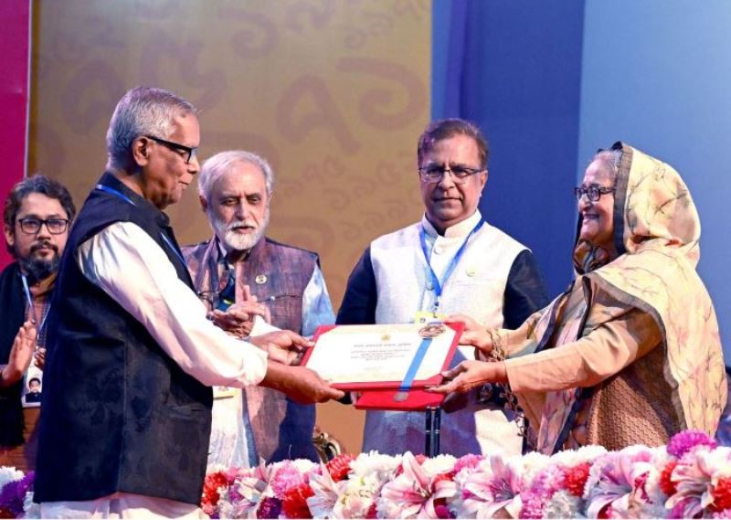 Prime Minister hands over Bangla Academy Literary Award