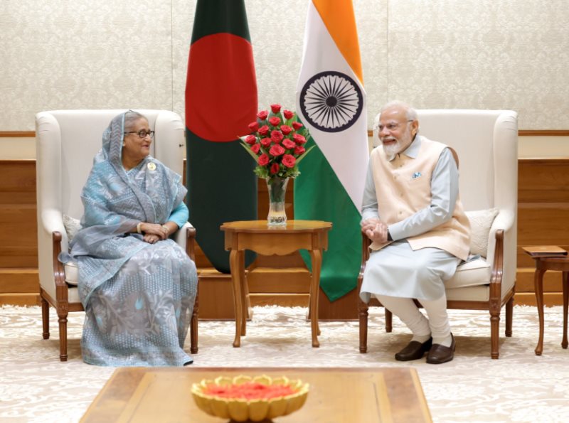 PM Hasina holds bilateral meeting with Indian counterpart Modi ahead of G-20 Summit