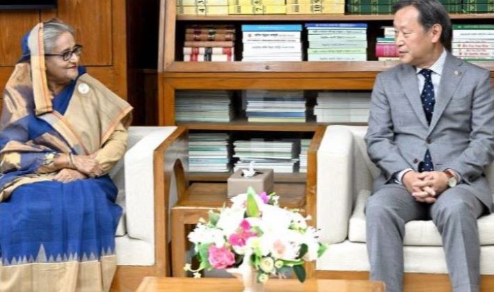 JICA Executive Senior Vice-President meets Prime Minister