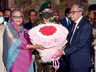 দক্ষতার সঙ্গে দায়িত্ব পালন করেছেন রাষ্ট্রপতি : প্রধানমন্ত্রী