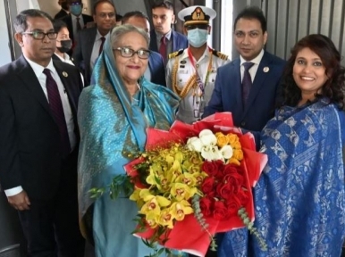 Prime Minister Hasina in Doha to attend conference of least developed countries