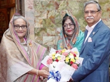বঙ্গভবনে রাষ্ট্রপতির সঙ্গে প্রধানমন্ত্রীর সাক্ষাৎ