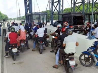 Nearly five thousand motorcycles crossed the Padma Bridge in 8 hours