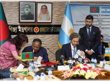 Bangladesh-Argentina sign MoU to enhance bilateral trade, investment