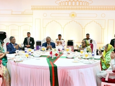 Prime Minister joins President's reception at Bangabhaban