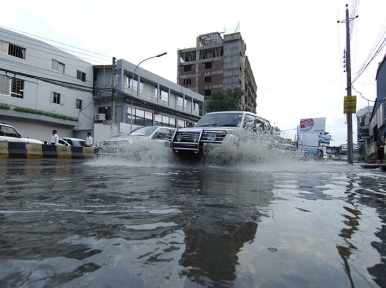 Roads are sinking in Sylhet region, low-lying areas are being flooded