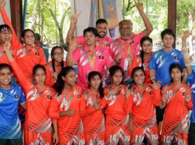 Bangladesh girls beat India in handball under-17 category