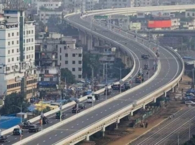 Dhaka Elevated Expressway: Over 18.5L toll collected in 24 hours from 22,805 vehicles