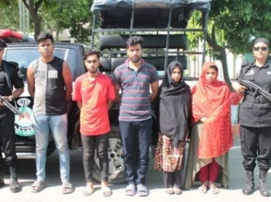 Five, including women, arrested for demanding ransom after kidnapping in Dhaka