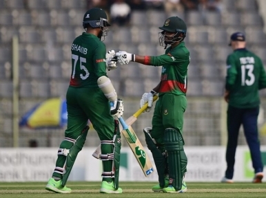 Bangladesh beat Ireland by 183 runs in first ODI