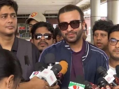 Shakib Khan returns home from USA