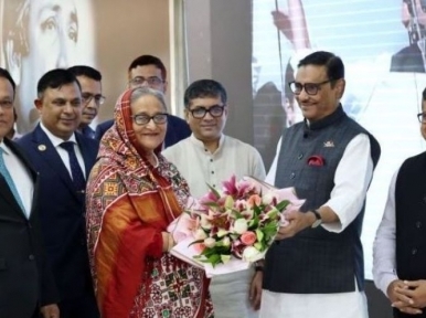 Prime Minister Hasina has returned to the country