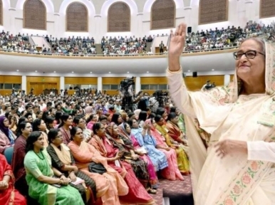 জনগণ বিএনপি-জামাত জোটকে আর কখনই ক্ষমতায় আসতে দেবে না : শেখ হাসিনা