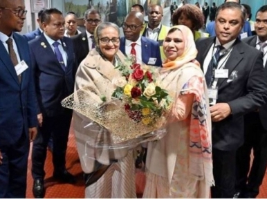 BRICS Summit: PM Sheikh Hasina arrives in Johannesburg