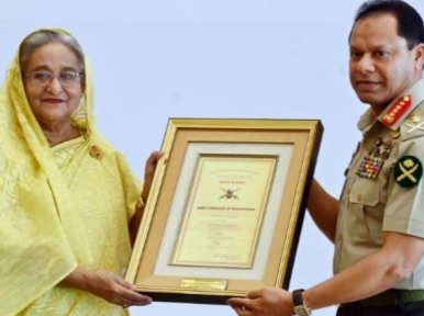 Army has earned people's trust through work: PM Hasina
