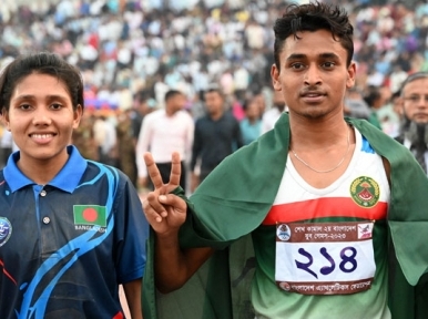 Naim, Irene are now fastest youth in Bangladesh