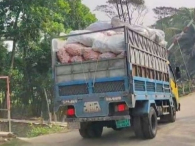 5 metric tons of vegetables went to India through Akhaura port