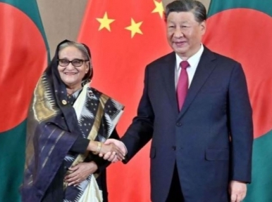 Sheikh Hasina holds bilateral meeting with Chinese President