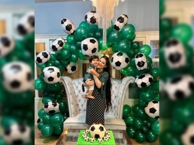 Pori Moni celebrates without husband Razz as son Rajya turns 11-month-old