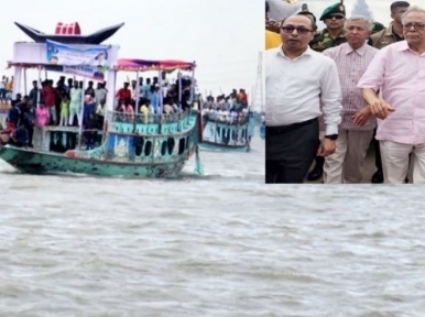 Former President welcomed with hundreds of boats in Haor