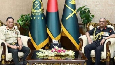 Indian Army Chief on Bangladesh tour