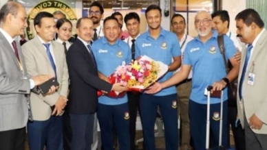 ICC World Cup 2023: Bangladesh team reaches India