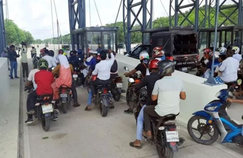 Nearly five thousand motorcycles crossed the Padma Bridge in 8 hours
