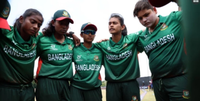 Bangladesh U-19 women cricketers exit world cup