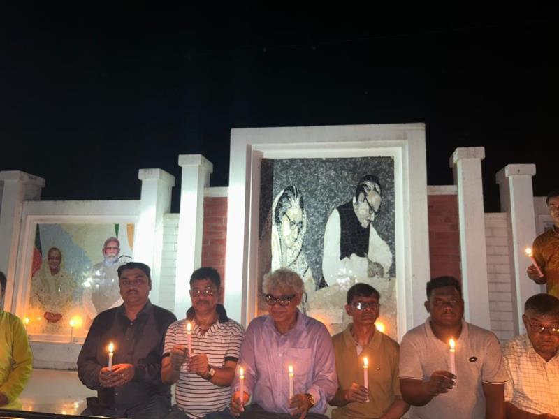 Candlelight vigil held to mark 8th anniversary of enclaves exchange between Bangladesh and India Candlelight vigil held to mark 8th anniversary of enclaves exchange between Bangladesh and India