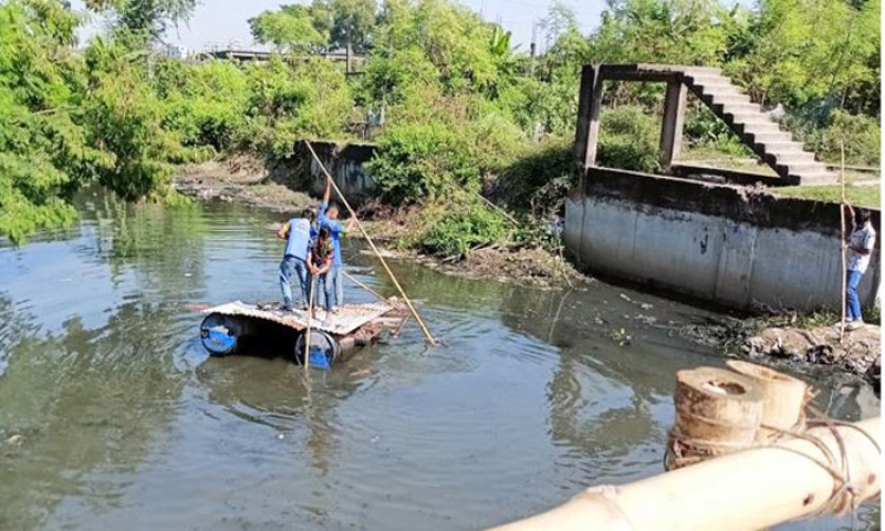 Baishteki-Jayanagar Canal is clear now